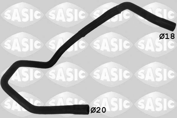 Furtun radiator (18mm 20mm) potrivit PEUGEOT 307 1.4D 1.6D 10.01-03.09