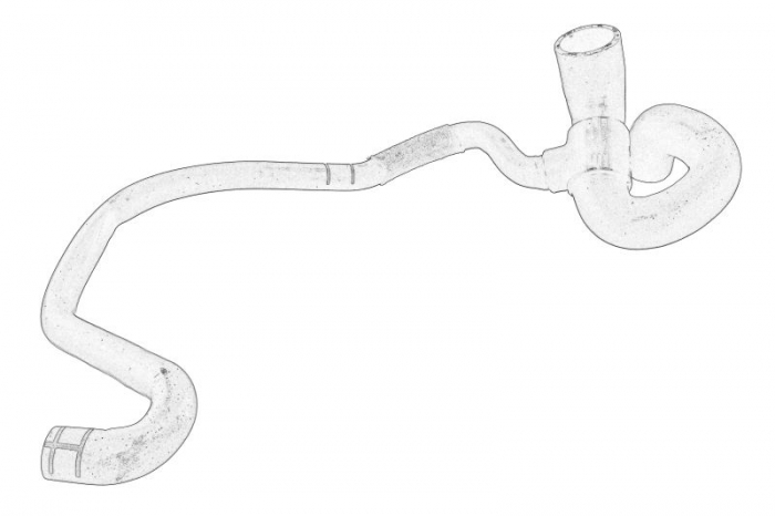 Furtun radiator inferior potrivit OPEL MERIVA A 1.6 01.06-05.10