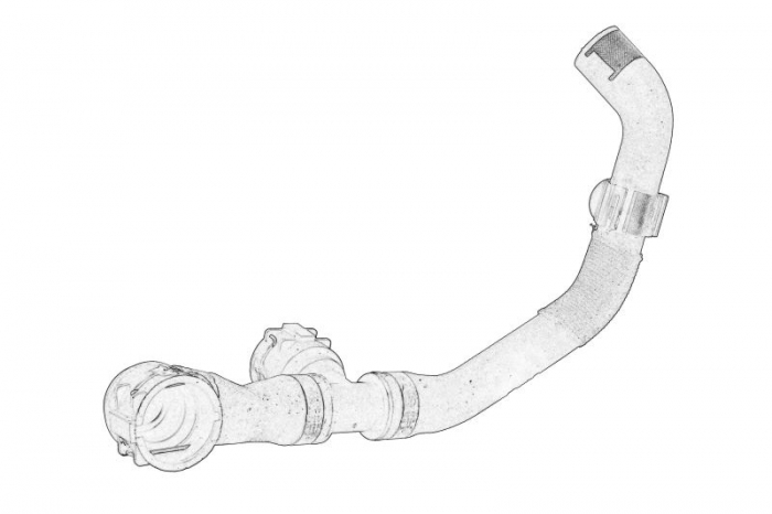 Furtun radiator potrivit AUDI A4 B9, A5 2.0D 2.0DH 05.15-