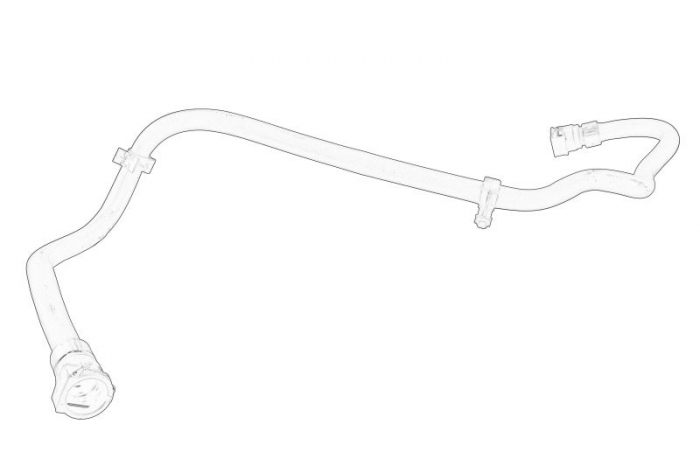 Furtun radiator potrivit CITROEN BERLINGO, BERLINGO MULTISPACE, BERLINGO MINIVAN, C3   C3 ORIGIN III, C3 AIRCROSS II, C3 II, C3 PICASSO, C4 CACTUS, C4 GRAND PICASSO II, C4 II 1.2 01.13-