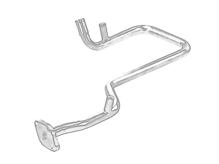 Furtun radiator potrivit IVECO DAILY III 8140.43B-F1CE0481E 05.99-07.07