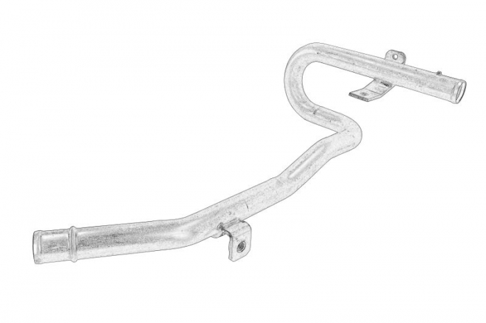 Furtun radiator potrivit IVECO EUROSTAR, EUROTRAKKER 8210.42K(TCA)-F3BE0681G 01.93-11.04