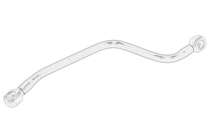 Furtun radiator potrivit MERCEDES potrivit MERCEDES ACCELO, ACTROS MP2   MP3, TRAVEGO (O 580) OM374.992-OM942.911 10.99-