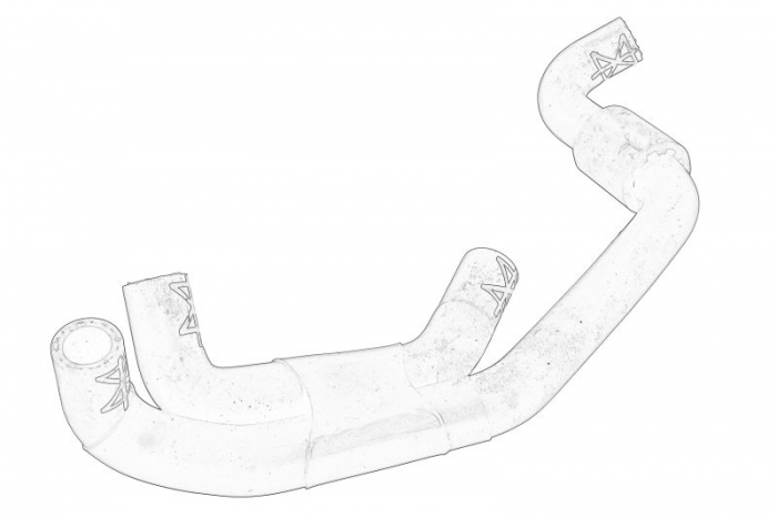 Furtun radiator potrivit SEAT CORDOBA, IBIZA III, IBIZA IV, IBIZA IV SC; SKODA FABIA II, ROOMSTER, ROOMSTER PRAKTIK; VW POLO IV 1.4D 04.05-06.10