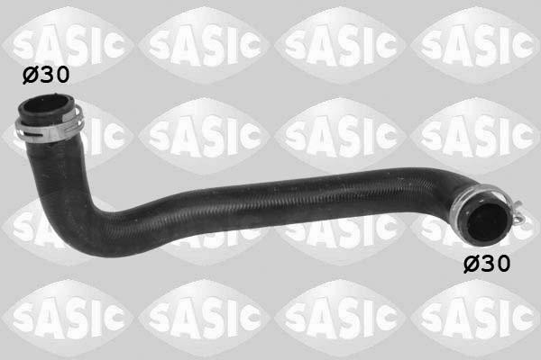 Furtun radiator superior (30mm 30mm) potrivit CITROEN C3 II, DS3; PEUGEOT 2008 I, 207, 208 I 1.6 02.07-