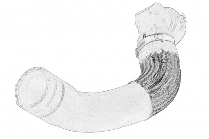 Furtun radiator superior dreapta potrivit FIAT DUCATO 2.3D 07.06- [2]