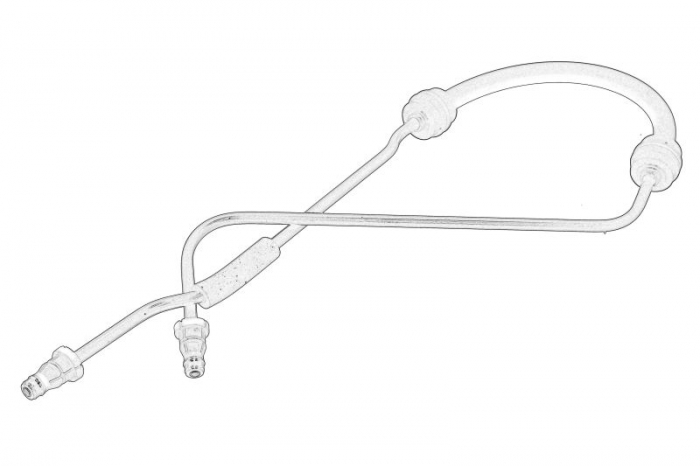 Furtun servo ambreiaj potrivit CITROEN JUMPY II; FIAT SCUDO, ULYSSE; LANCIA PHEDRA; PEUGEOT EXPERT 2.0D 2.2D 10.99-