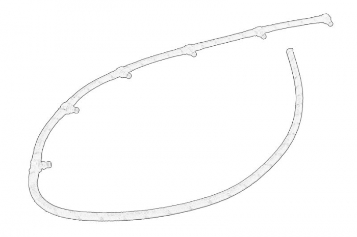 Furtun supracurgere combustibil BMW Seria 5 (E39), 7 (E38), 7 (E65, E66, E67), X5 (E53) 2.5D 3.0D intre 1998-2008