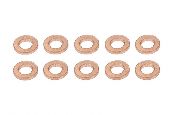 Garnitura injector SIEMENS; VDO pret pt 10 buc (diametru interior 7,5mm, diametru exterior 14mm, grosime 2mm) [2]