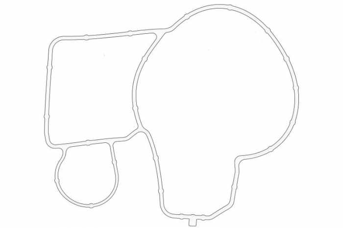 Garnitura pompa apa potrivit BMW 1 (E81), 1 (E82), 1 (E87), 1 (E88), 3 (E90), 3 (E91), 3 (E92), 3 (E93), 5 (E60), 5 (E61), 5 (F10), 5 (F11), 5 GRAN TURISMO (F07), 7 (F01, F02, F03 2.0D 3.0D 06.04-02.1