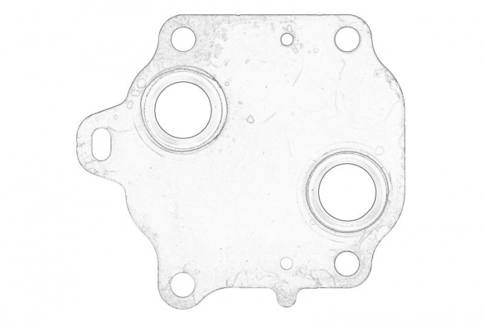 Garnitura radiator ulei potrivit HYUNDAI I30, I40 I, I40 I CW, KONA, TUCSON, TUCSON SUV; KIA CEED, OPTIMA, PROCEED, SPORTAGE IV, SPORTAGE V, STONIC, XCEED 1.6D 1.6DH 01.18-