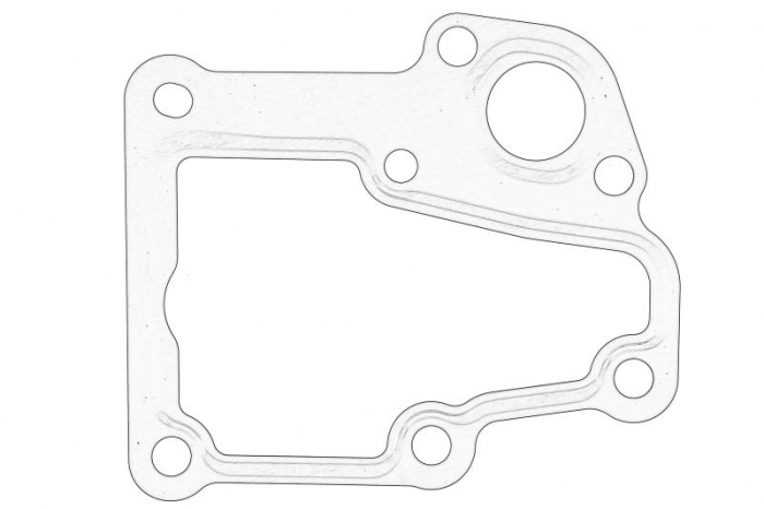 Garnitura/Simering carcasa termostat potrivit CITROEN C4 GRAND PICASSO I, C4 I, C4 PICASSO I, C5 II, C5 III, C8, JUMPY II; PEUGEOT 307, 308, 308 I, 406, 407, 607, 807, EXPERT 1.8-2.2 02.00- [1]
