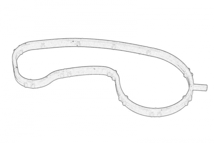 Garnitura Simering carcasa termostat potrivit FORD B-MAX, C-MAX II, ECOSPORT, FIESTA VI, FIESTA VII, FOCUS III, FOCUS IV, GRAND C-MAX, MONDEO V, PUMA 1.0 1.0H 1.1 02.12-