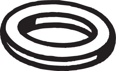 Garnitura sistem evacuare (diametru interior:36,5mm) potrivit TOYOTA COROLLA, COROLLA FX, STARLET 1.3 08.83-04.97 [2]