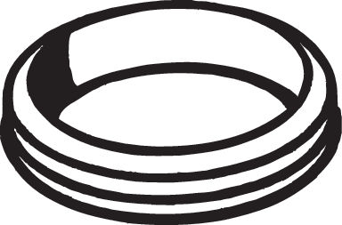 Garnitura sistem evacuare (diametru interior:52mm) potrivit MERCEDES A (W169), B SPORTS TOURER (W245) 1.5/1.7/2.0 09.04-06.12 [2]