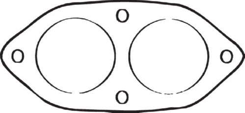 Garnitura sistem evacuare potrivit JEEP CJ5 - CJ8; RENAULT 18, 18 VARIABLE, 20, 21, 25, ESPACE I, ESPACE II, FUEGO, MASTER I, TRAFIC 2.0/2.2 10.77-07.98 [2]