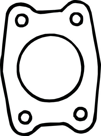 Garnitura sistem evacuare potrivit VOLVO S40 I, V40; MITSUBISHI CARISMA, SPACE STAR 1.9D 07.95-06.06 [2]