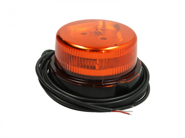 Girofar (galben, 12 24V, LED, 3-puncte fixare, numar programe: 8, no plug, lungime cablu; 3m)