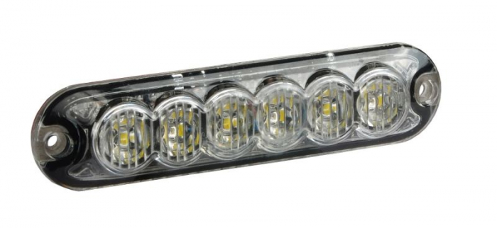 Girofar (portocaliu, 12 24V, LED, fixare orizontala, directionala; pentru montaj pe suprafete verticale)