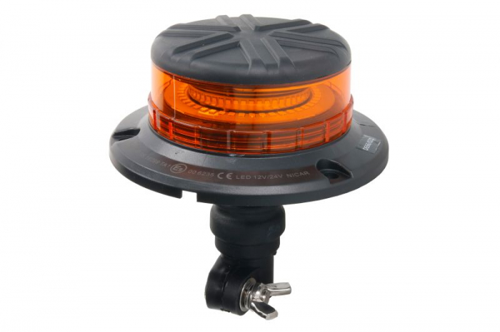 Girofar (portocaliu, 12 24V, LED, LED, Fixare flexibila, tubular cap, numar programe: 3)