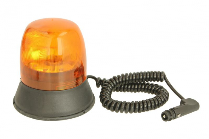 Girofar (portocaliu, 12 24V, light bulb, H1, 55 70W, fixare magnetica, lungime cablu; 1,95m)