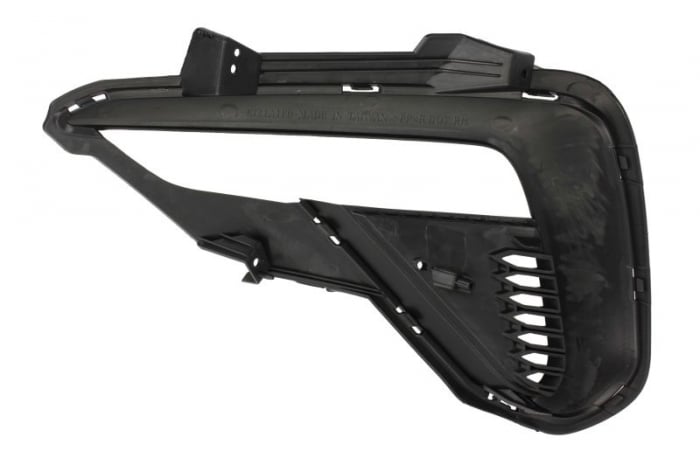Grila bara fata Dreapta (cu gauri pentru lumini de zi, plastic, negru lucios) potrivit KIA OPTIMA 09.10-12.19 03.18- [2]