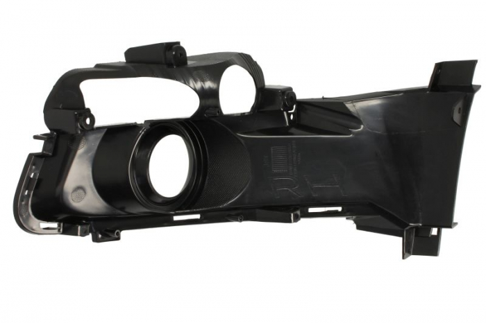 Grila bara fata dreapta cu locas proiectoare, plastic, negru FORD MUSTANG intre 2015-2018 [2]