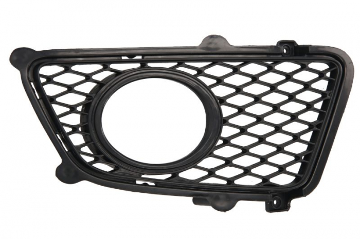 Grila bara fata dreapta cu locas proiectoare, plastic, negru KIA SPORTAGE intre 2008-2010