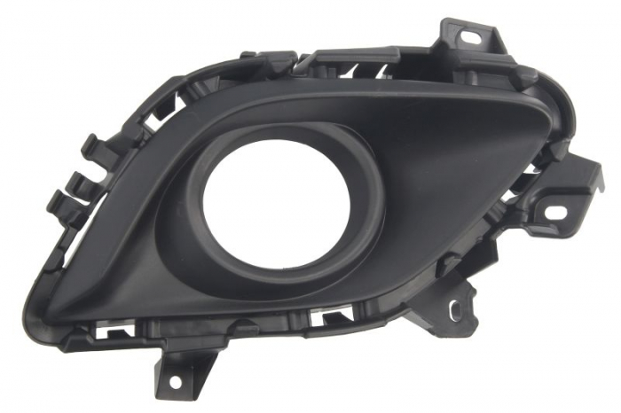 Grila bara fata dreapta cu locas proiector plastic, negru potrivit mazda 6 2012-2015