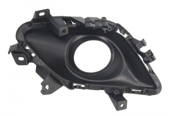 Grila bara fata Dreapta (cu orificii pentru lampa ceata, plastic, negru) potrivit MAZDA 6 10.12- 12.12-02.15 [2]