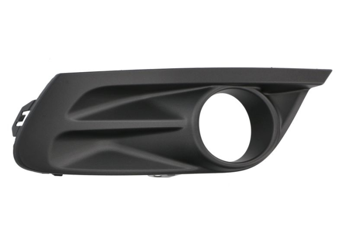 Grila bara Fata Dreapta cu orificii proiector ceata, negru potrivit RENAULT FLUENCE 02.10- 01.13-12.15