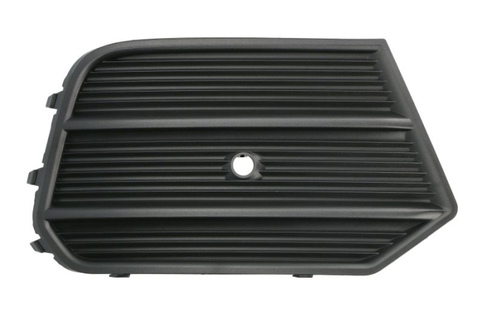 Grila bara Fata Dreapta cu orificii senzori parcare, negru potrivit AUDI Q3 06.11-10.18