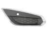 Grila bara fata dreapta cu ornament cromat cu gauri senzori parcare plastic, negru/crom potrivit VOLVO S60 II 2010-2013 [3]