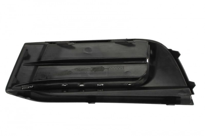 Grila bara fata dreapta cu ornament cromat plastic, negru/crom potrivit AUDI A3 8V 2016-2020 [2]