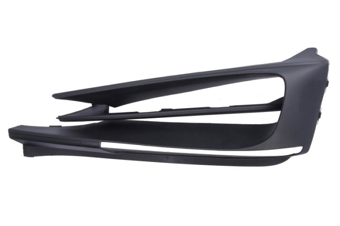 Grila bara Fata Dreapta negru-mat potrivit PORSCHE PANAMERA, PANAMERA SPORT TURISMO 05.16-12.23 11.16-12.23