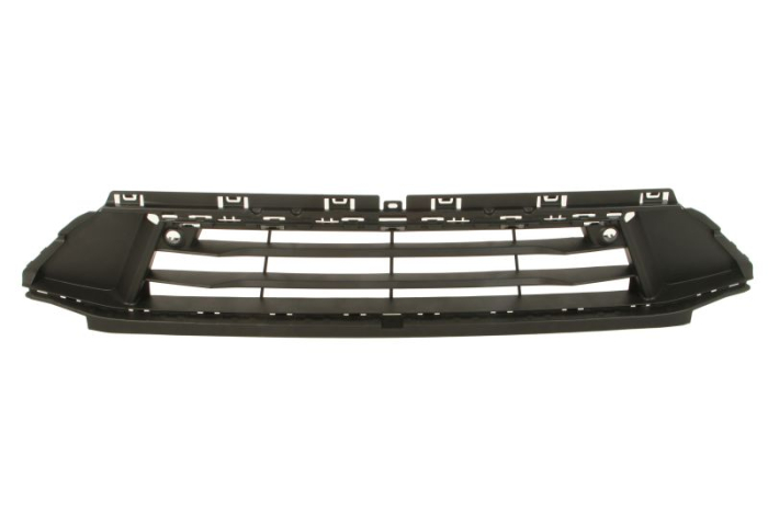 Grila bara Fata Inferior Mijloc, cu orificii senzori parcare, negru potrivit BMW 2 F45, 2 GRAN TOURER F46, 2 GRAN TOURER VAN F46 11.13-