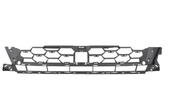 Grila bara Fata Inferior, plastic, negru potrivit AUDI A3, A3 ALLSTREET 11.19- 07.16-