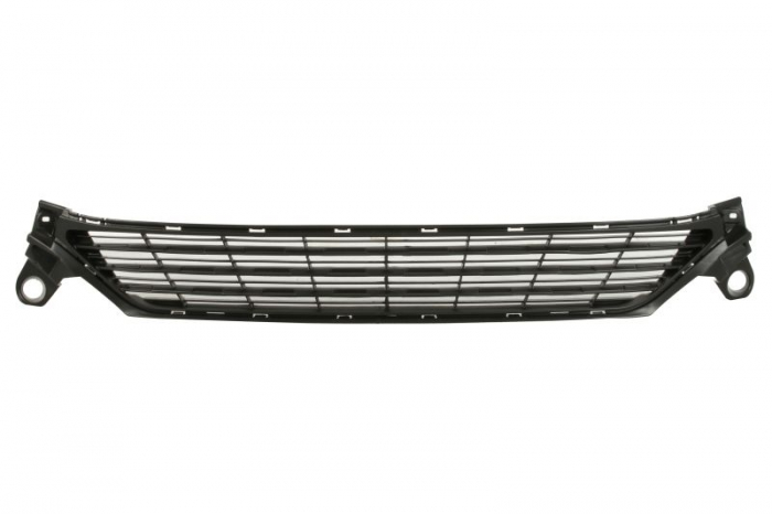 Grila bara fata (mijloc, plastic, negru) peugeot 301 dupa 2012