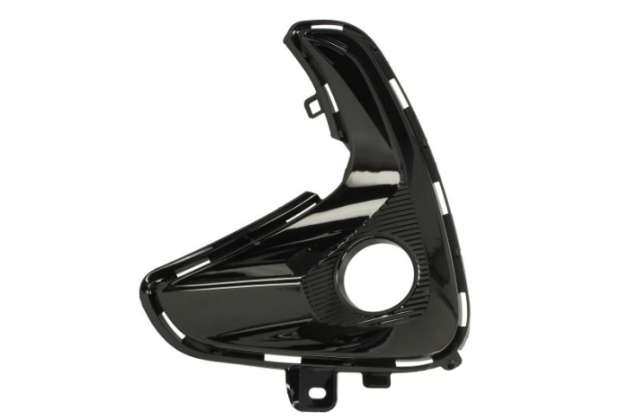 Grila bara fata stanga cu locas proiectoare, negru lucios potrivit toyota yaris xp21 hatchback dupa 2020