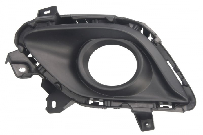 Grila bara fata Stanga cu locas proiector plastic, negru potrivit MAZDA 6 12.12- 2012-2015