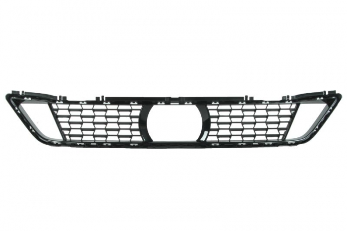 Grila bara fata stanga cu locas radar, model pachet m, plastic, potrivit bmw seria 5 g30, g31, g38, f90 dupa 2020