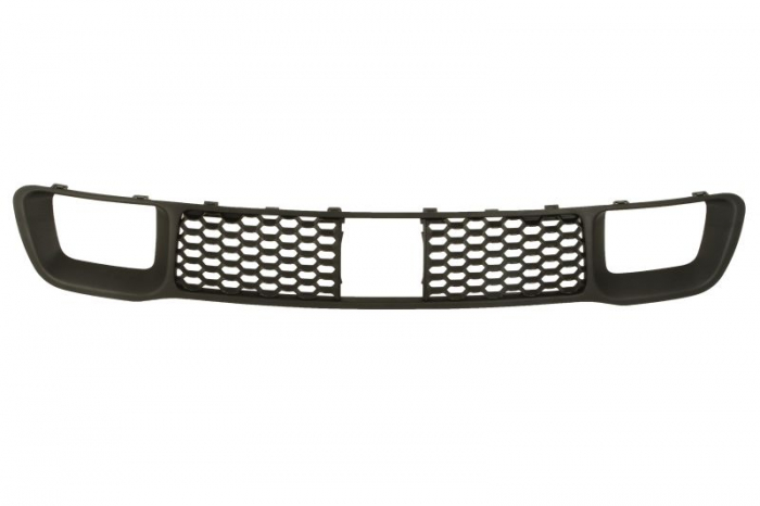 Grila bara fata stanga cu locas radar, plastic potrivit jeep grand cherokee iv wk2 2013-2016