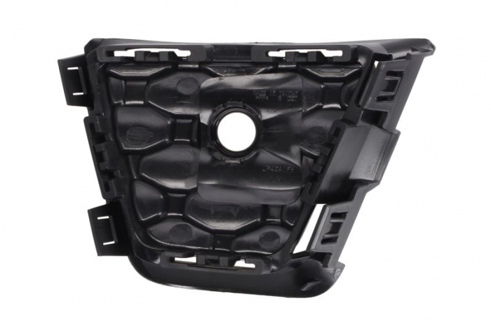 Grila bara fata stanga potrivit JEEP RENEGADE dupa 2018 - cu locas senzori parcare plastic, negru [2]