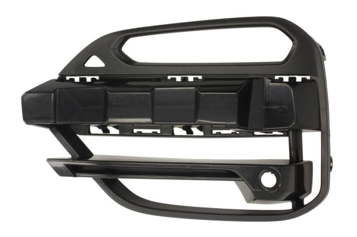 Grila bara Fata Stanga cu orificii proiector ceata, cu orificii senzori parcare, negru potrivit BMW IX3 G08, X3 G01, F97 08.17- 10.17-