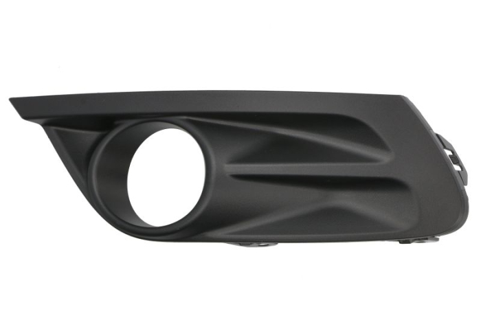 Grila bara Fata Stanga cu orificii proiector ceata, negru potrivit RENAULT FLUENCE 02.10- 01.13-12.15