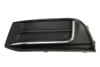 Grila bara fata stanga cu ornament cromat plastic, negru/crom potrivit AUDI A3 8V 2016-2020 [3]