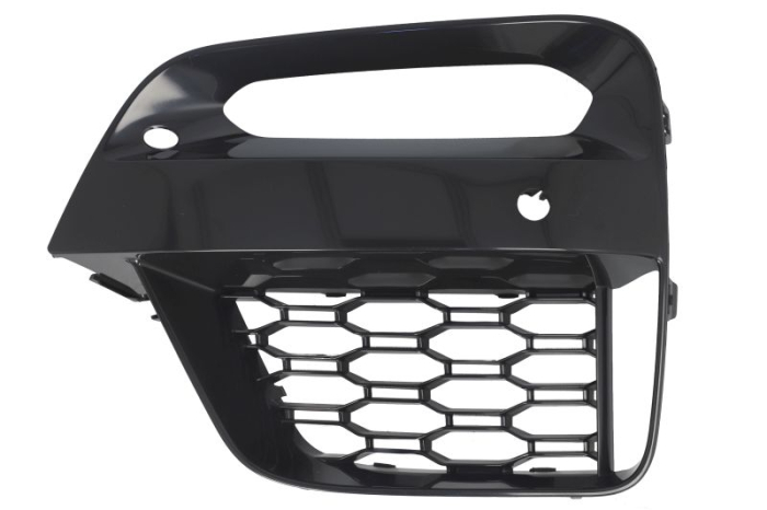 Grila bara Fata Stanga deschis, pachet M, cu orificii senzori parcare, plastic, negru-mat potrivit BMW X3 G01, X3 G01, F97, G08, X4 G02, F98 08.17- 10.17-