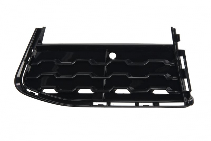 Grila bara fata Stanga inchis, model pachet M, cu locas proiector plastic, negru potrivit BMW 7 G11, G12 2015-2019