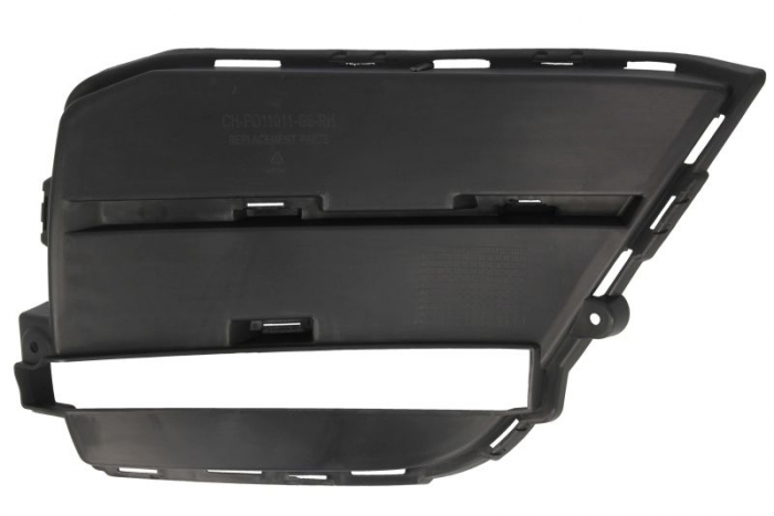 Grila bara fata Stanga interior potrivit Porsche Macan dupa 2018 - plastic, negru-mat [2]