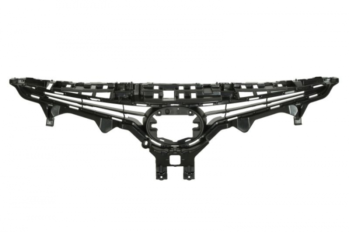 Grila bara fata (Superior, cu gaura camerei, plastic, negru) TOYOTA CAMRY 2011-2017